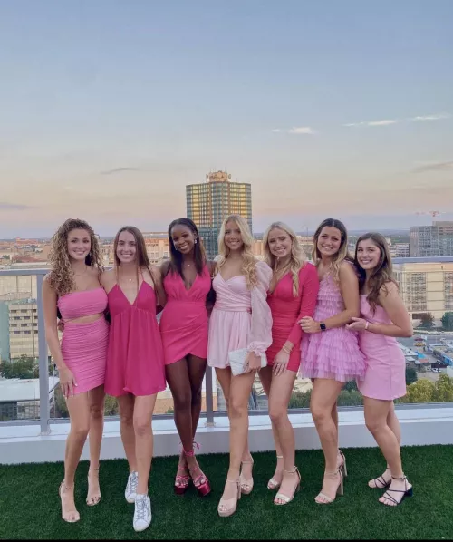 Which girl in pink? by Davidfox1403
