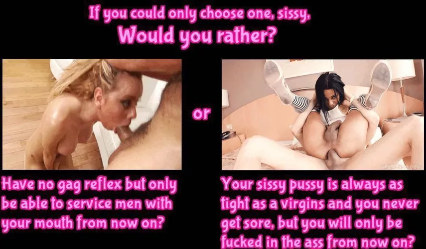 Which one sissy by SensitiveDetail7611
