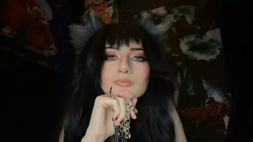 would you be a good collared bunny for this wolf? by fatalgraves