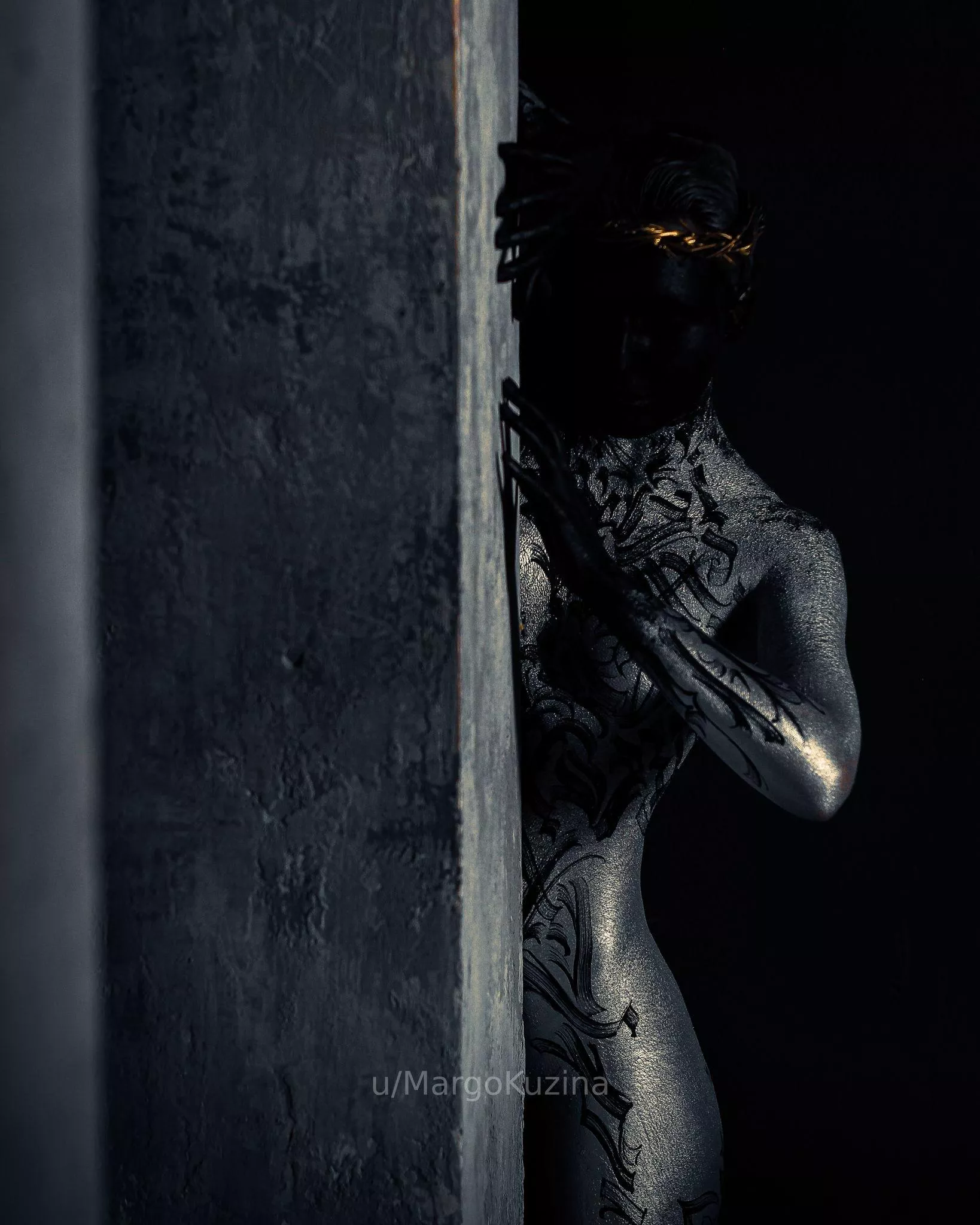 Acrylic bodypaint by Theabstracter on me posted by MargoKuzina