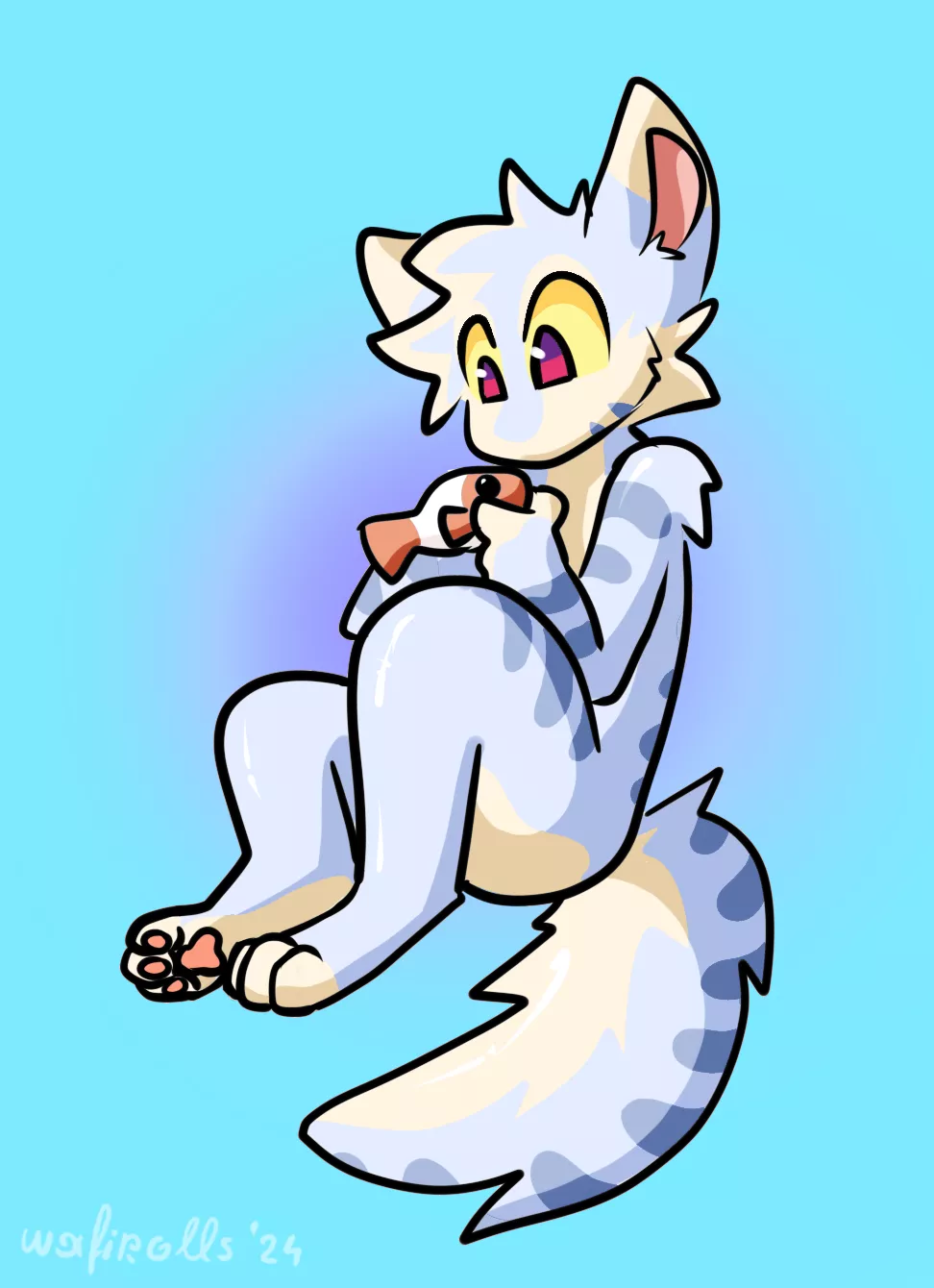 admiring the fesh🐟 posted by Wafirolls