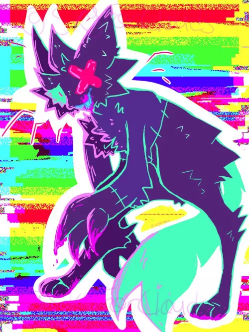 Art Trade! ( My side ) !! NOT NSFW! JUST HAS VERY BRIGHT COLORS ) by SkyForClouds