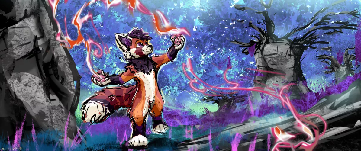 Comm for @/ArcherEmberpelt on Twitter (Art by me) by Catsup147