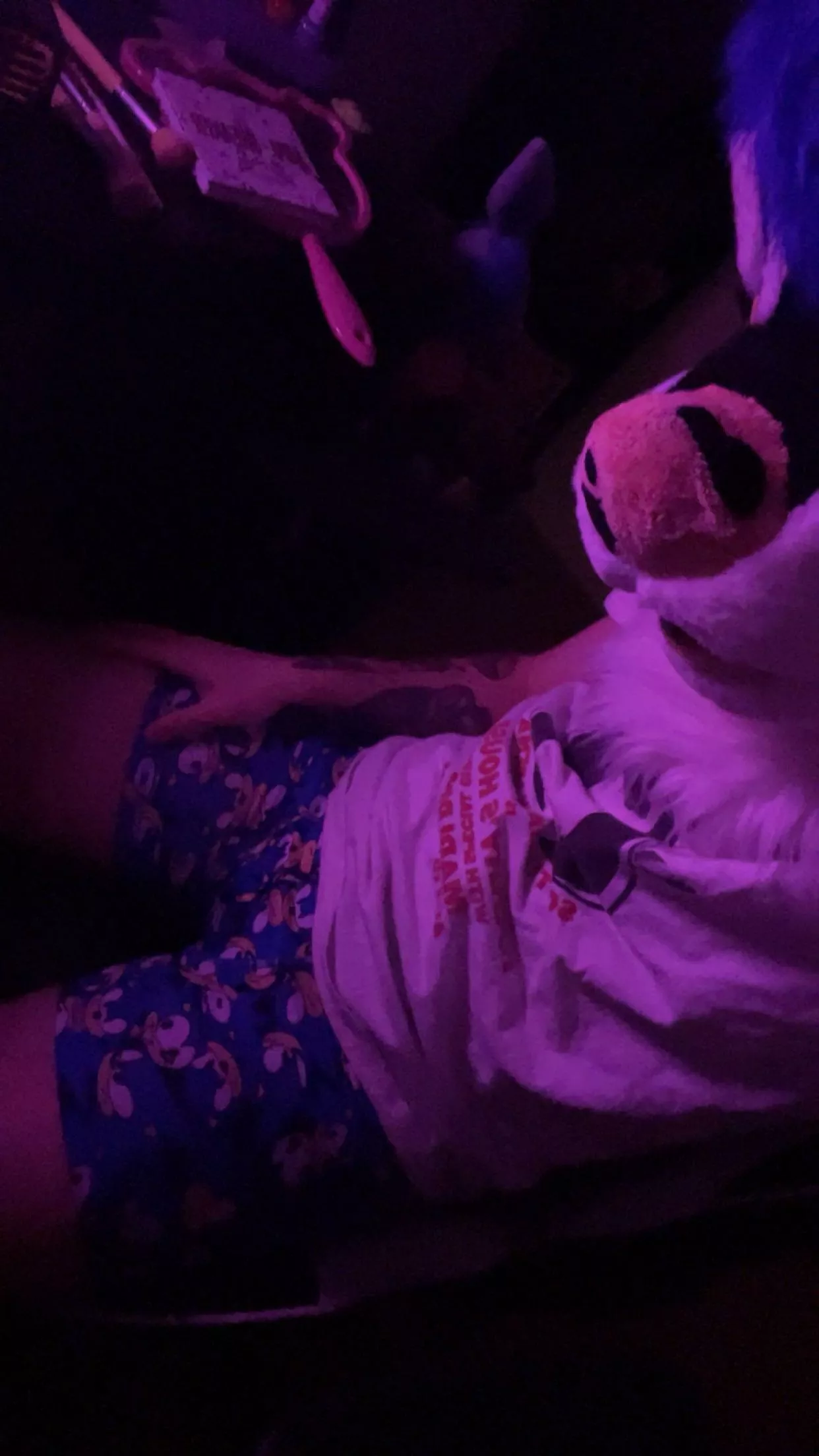 Do you like my undies? There’s something underneath you might like too 😉 posted by grunge_dog