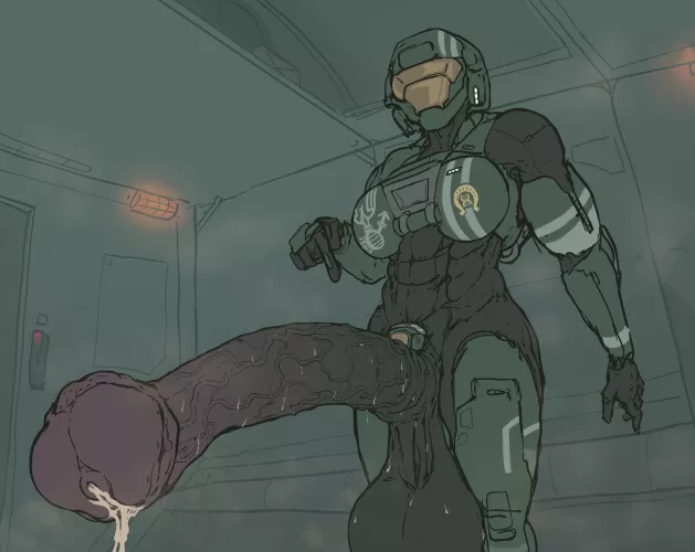 even spartan armor cant contain her length by jkbscopes312