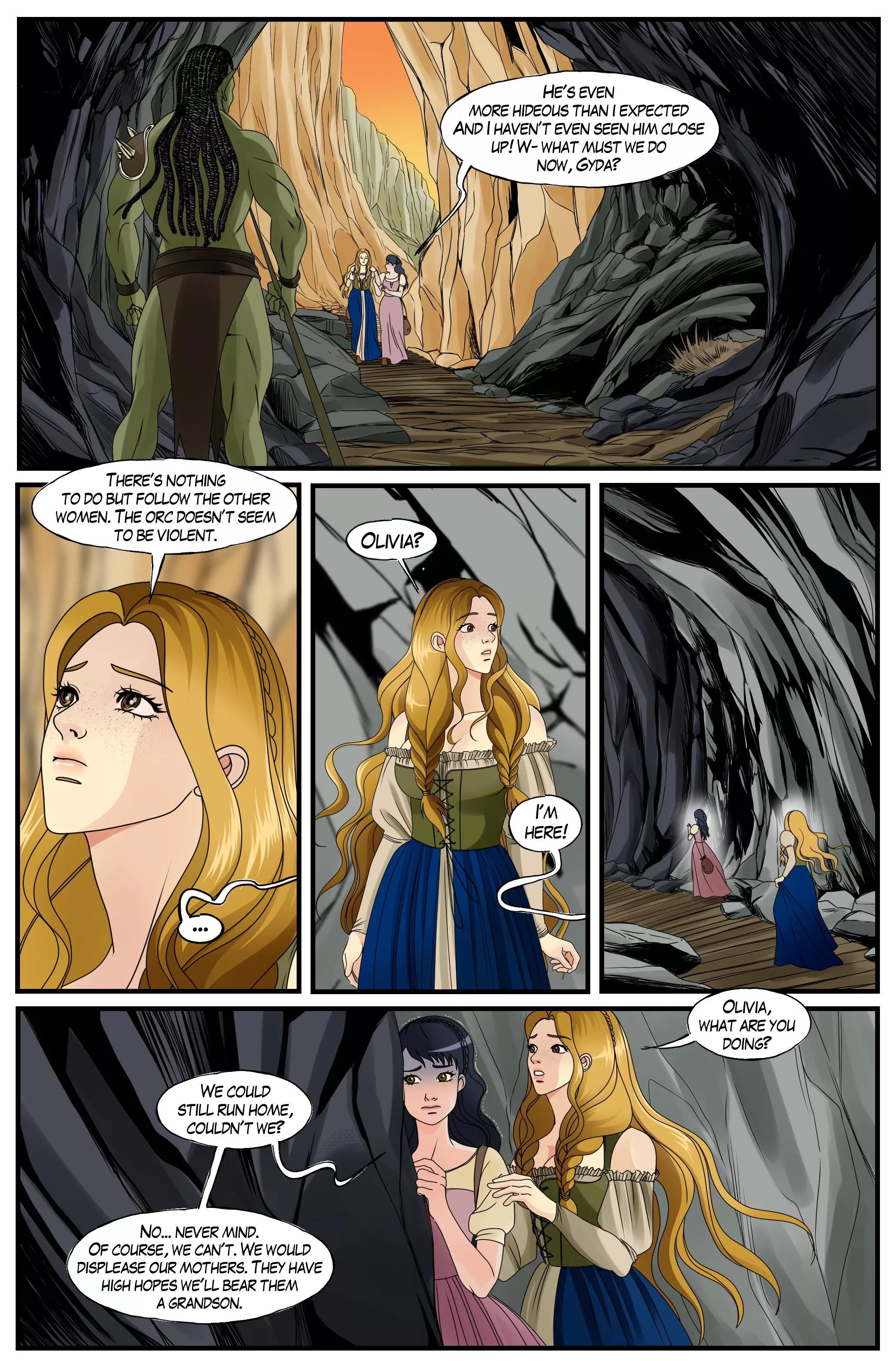 I have no idea if I can post this here as the smut will not come for a while. I will just post this as a last and then post all the pages together of there actually is action happening. Mods can erase if this isn't allowed as no porn is here yet, lol posted by OrcofMine