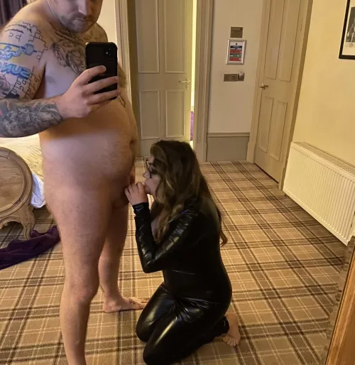 I love getting my picture taken with a cock in my mouth (fm) by Evening-Plankton-