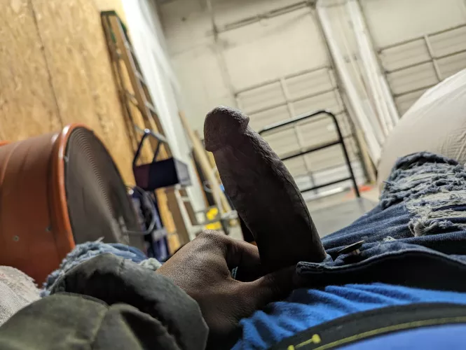 It's cold in this warehouse someone come warm me up by Cosmic0ni