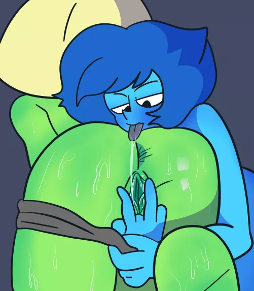 Lapis spreading peridot's pussy (drawinecchi) by Drawinecchi