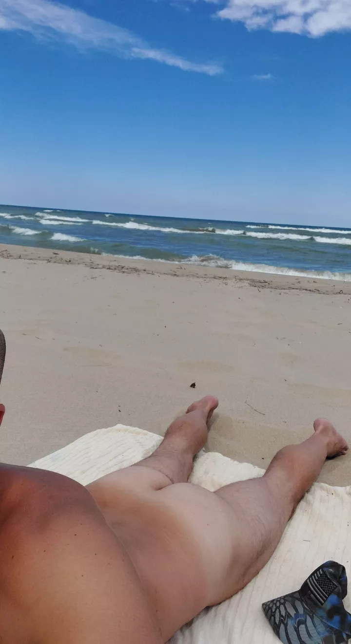 Last year's 1st beach visit posted by Shavedsmooth82