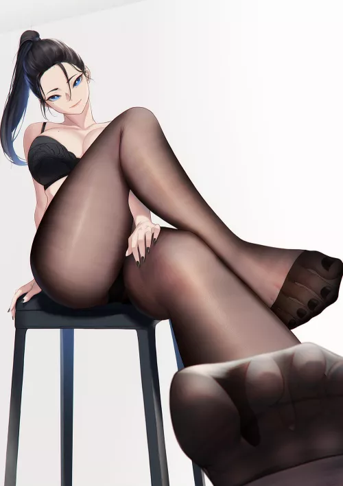 Legs Crossed [Artist's Original] by CheetahSperm18