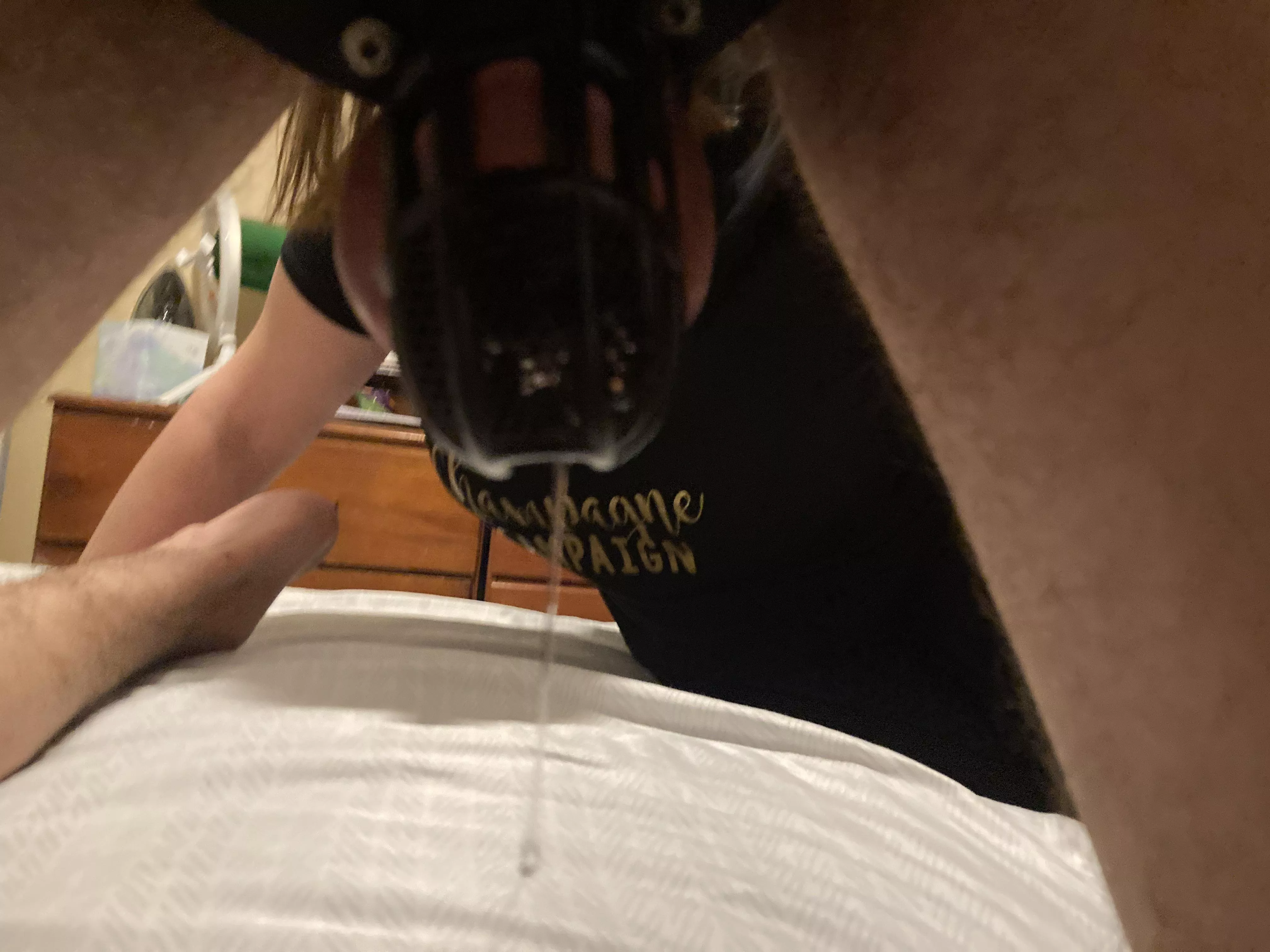 Locked and leaking while mistress teases me posted by ownedandondisplay