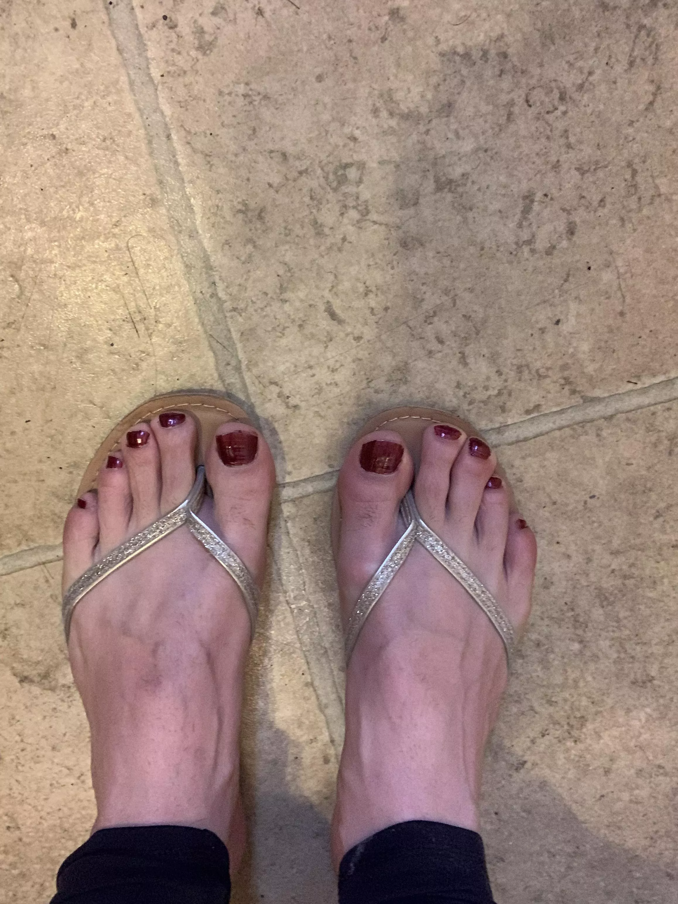 Love painting my toes!! Do they look ok? posted by jackiegrl40