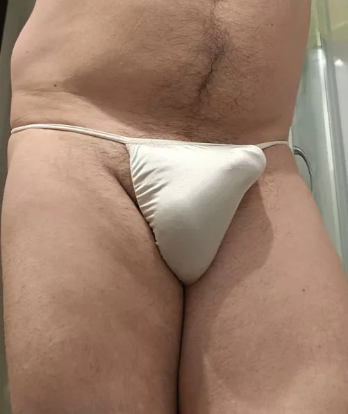 Love this Outline in my String Bikini Undies by bobbiebulge56