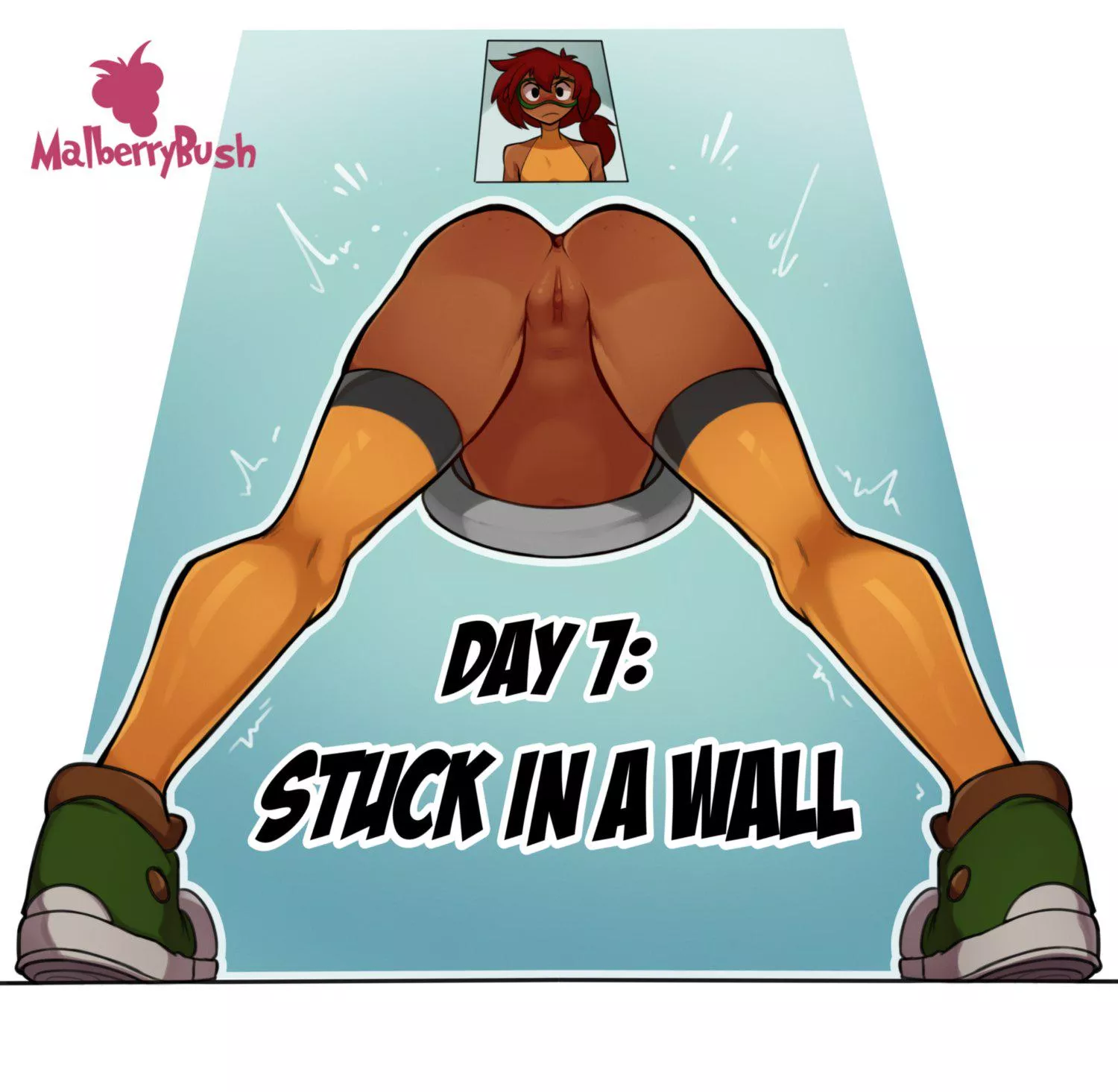 Malyna gets stuck posted by SoManyCookies