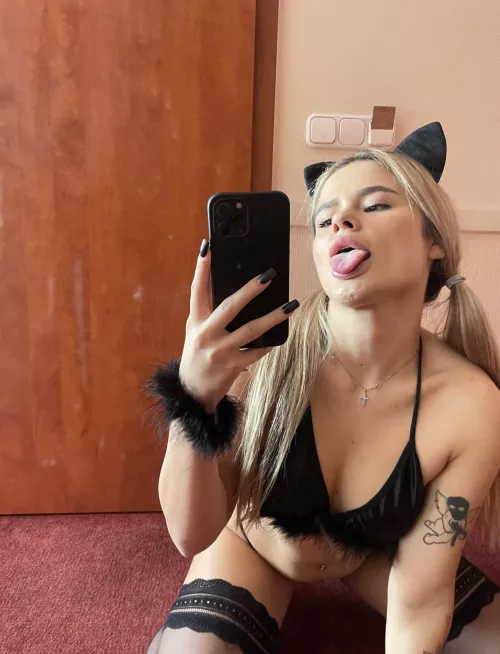 Mrrrr the kitty wants milk by dismallythrone79