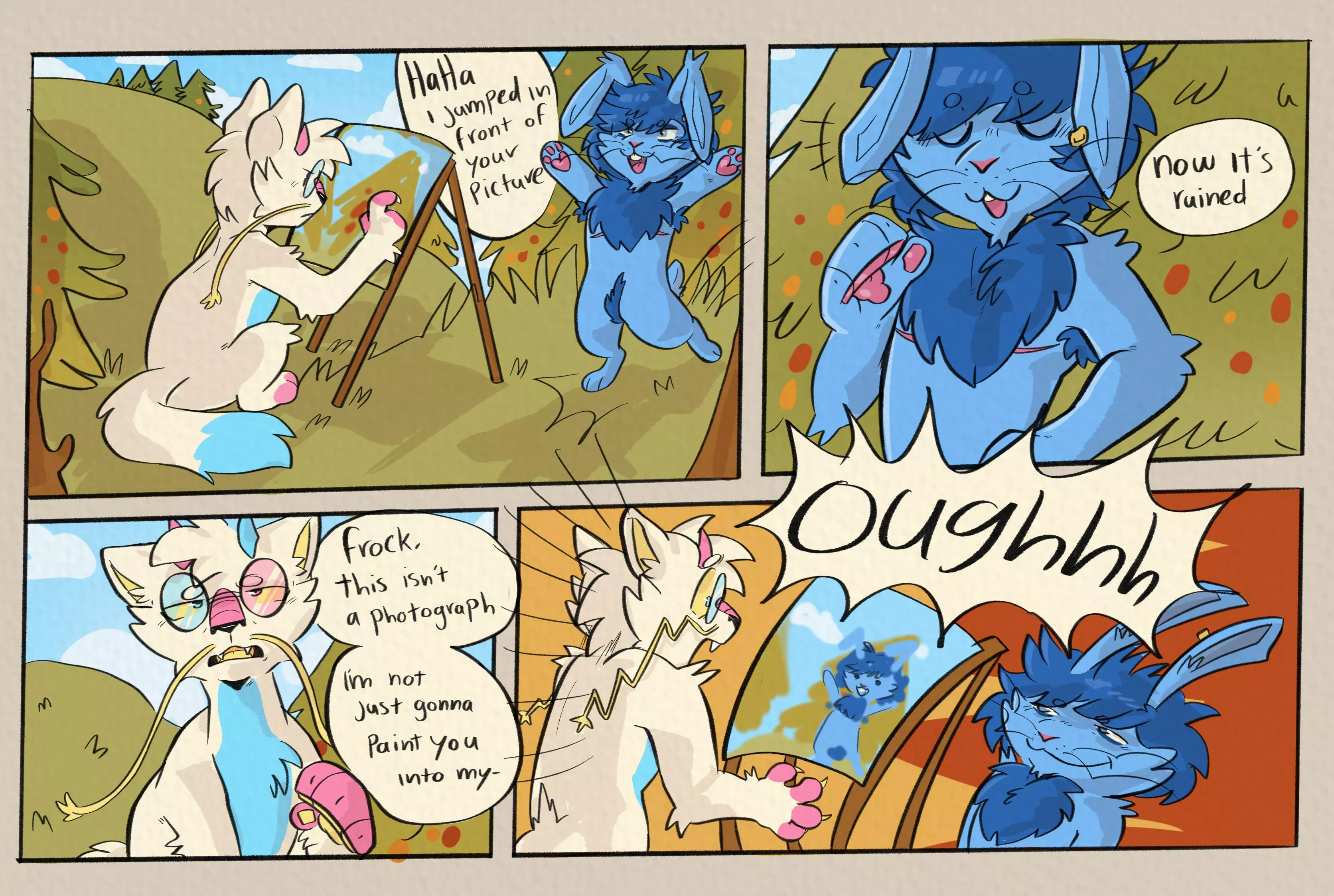 Painting🐱🐰 posted by catchungie