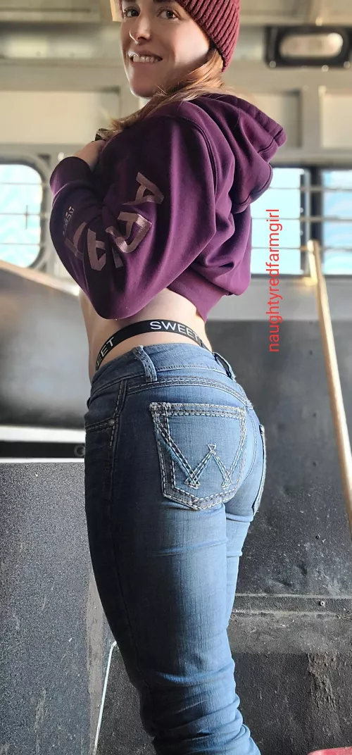 Real countrygirls wear Wranglers and Ariat 😘 by Naughty_Red_Farmgirl