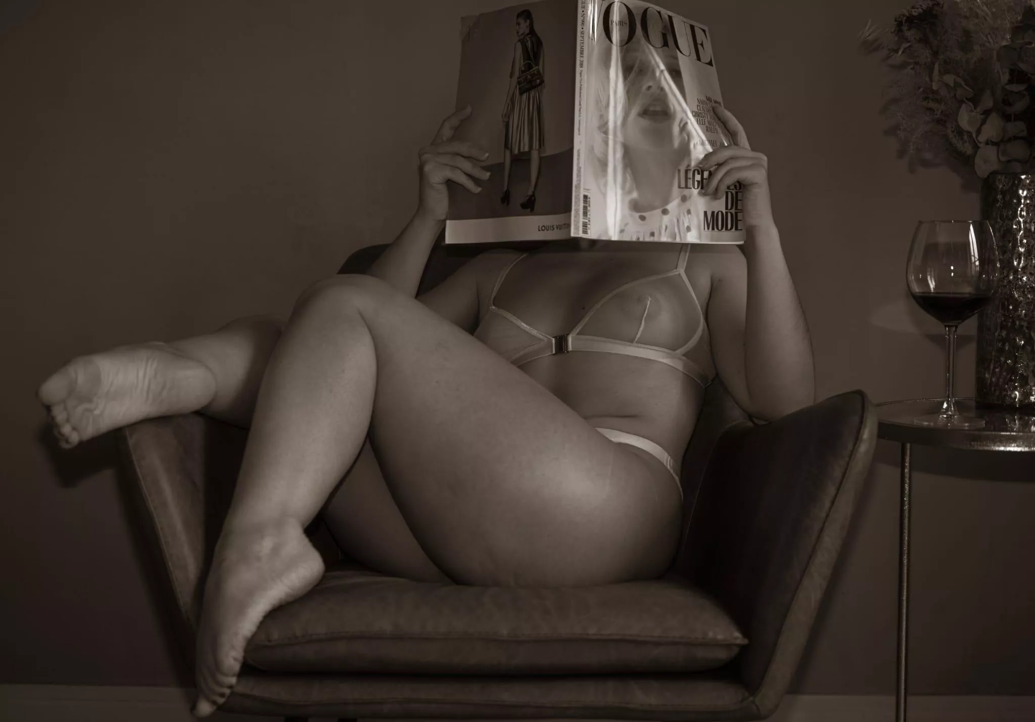 Red wine girl posted by LeaOnly13