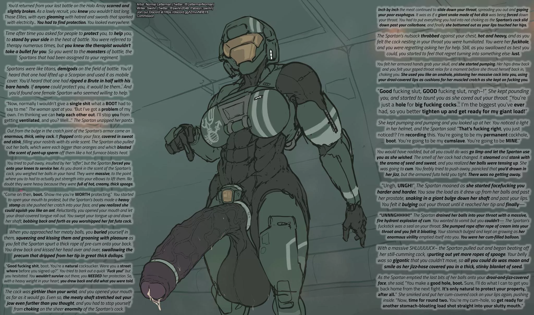 Seeking Protection from a Futa Spartan [Commission] [Futa] [Female Viewer] [Throatfucking] [Degradation] [Blackmail] posted by swirlin2048