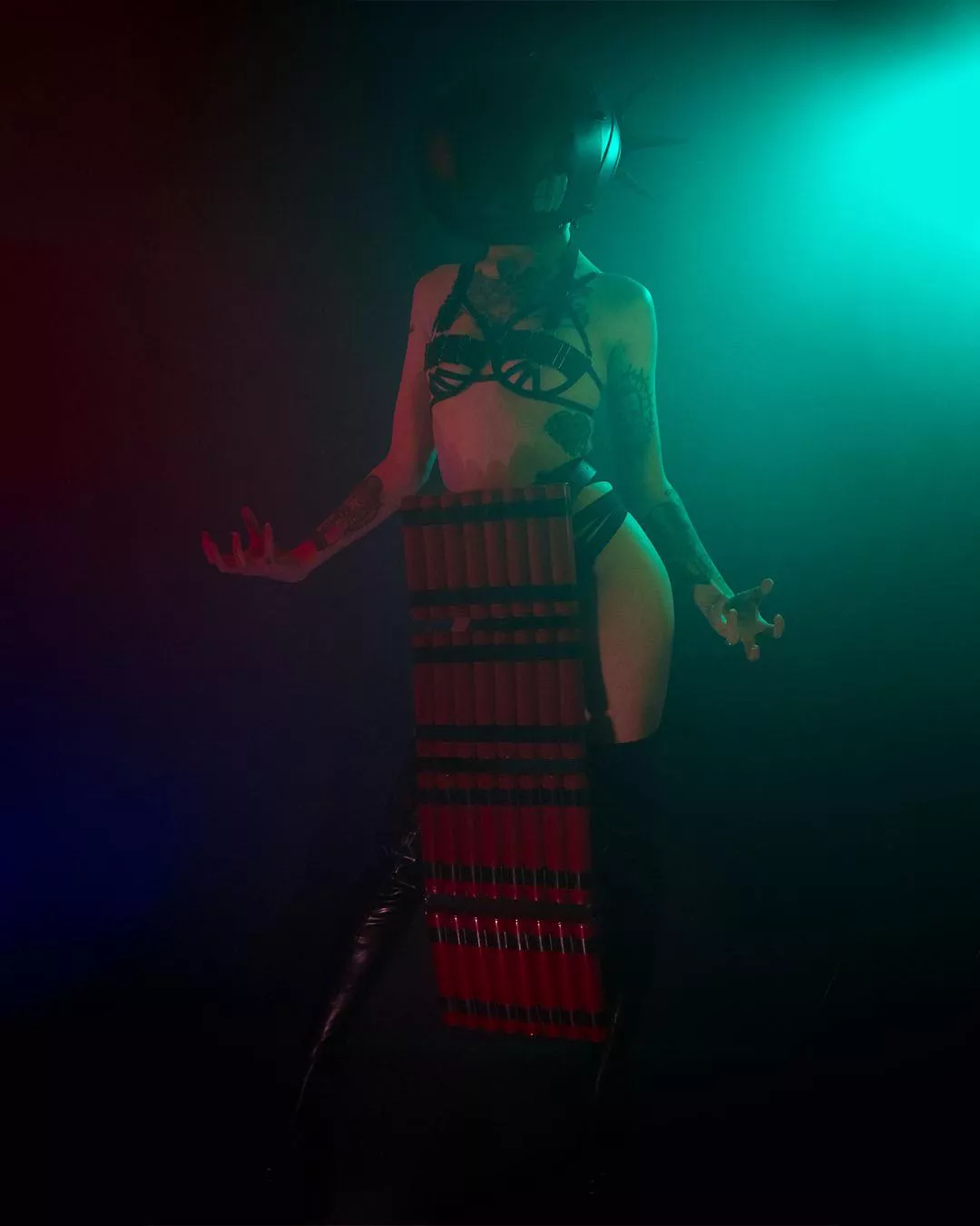 She would defo wear knee high heeled boots posted by Death_Pixie_