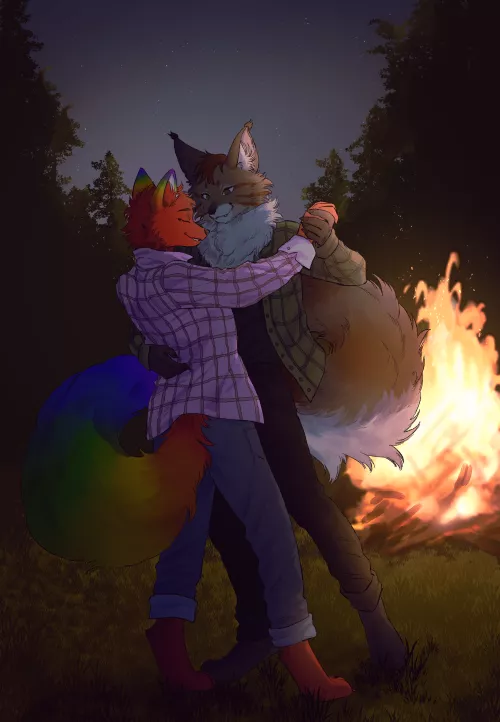 slow dancing in the dark <3 by halfyen