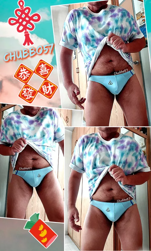 So, the auspicious colours for my Zodiac in 2024 are blue, pink and purple. And so, I comply. Xin Nian Kuai Le! 🔵🟣🩷🩲🧧 by chubbo57