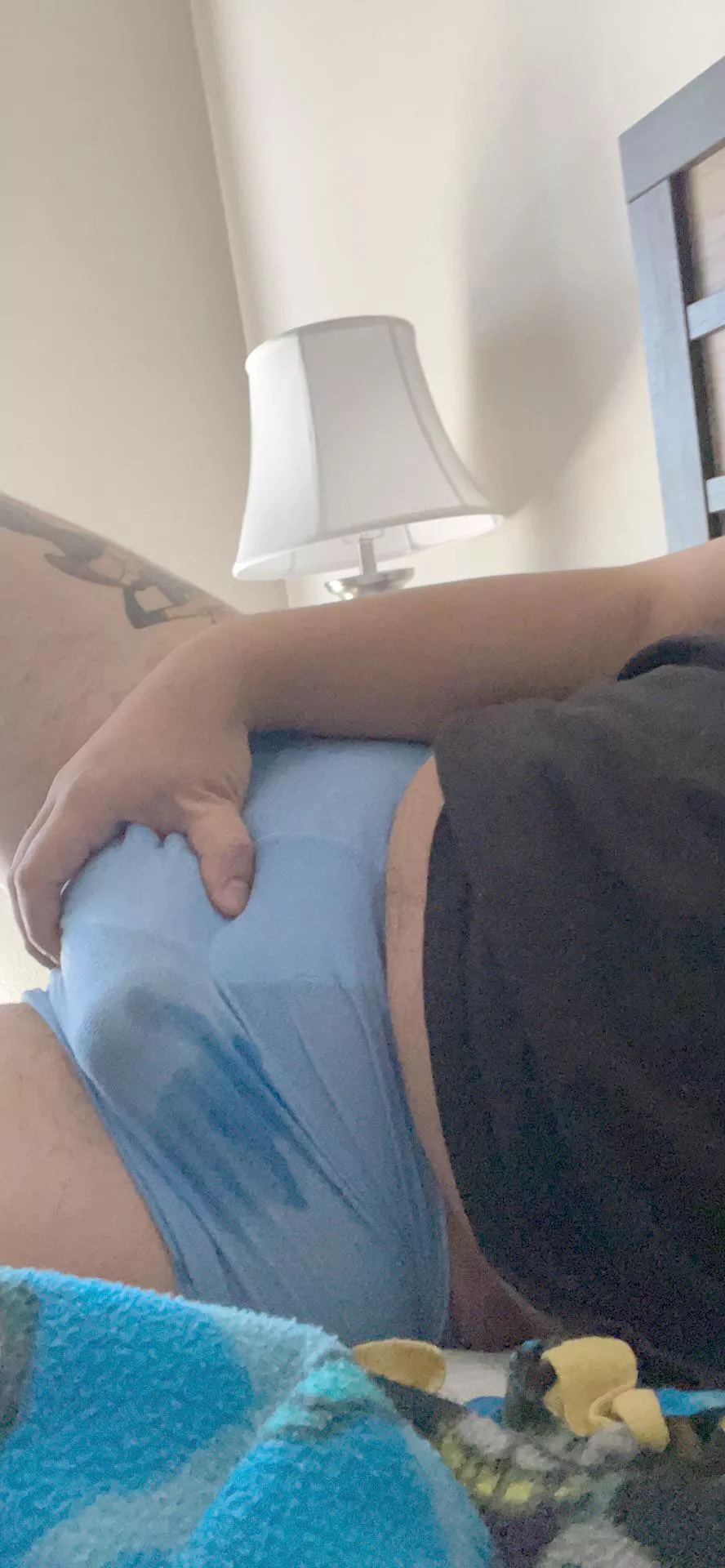 This is ALL precum! 😉 posted by Thicc34V