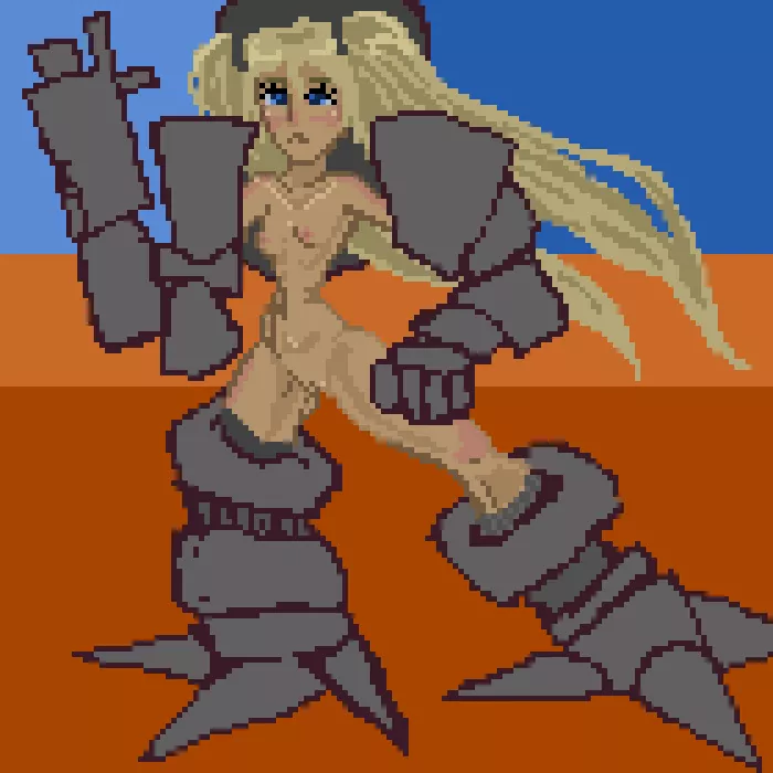 Very slightly refined this doodle today :) posted by babbittybabbitt