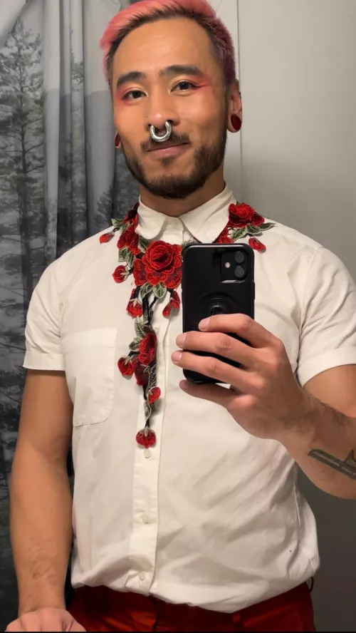 Wearing red for Lunar New Year! by bigimpactto