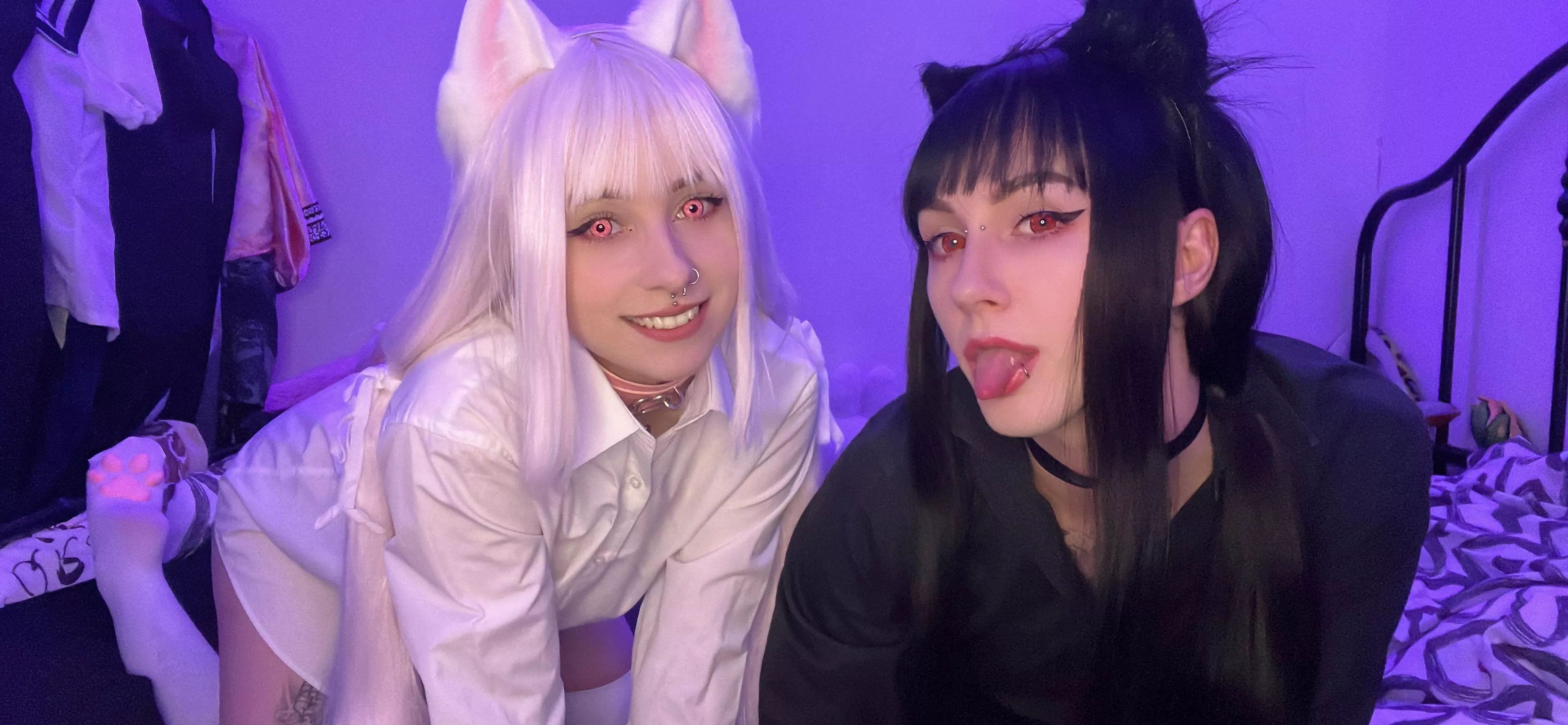 Will you play with this two catgirls? posted by Loss_Roasted635