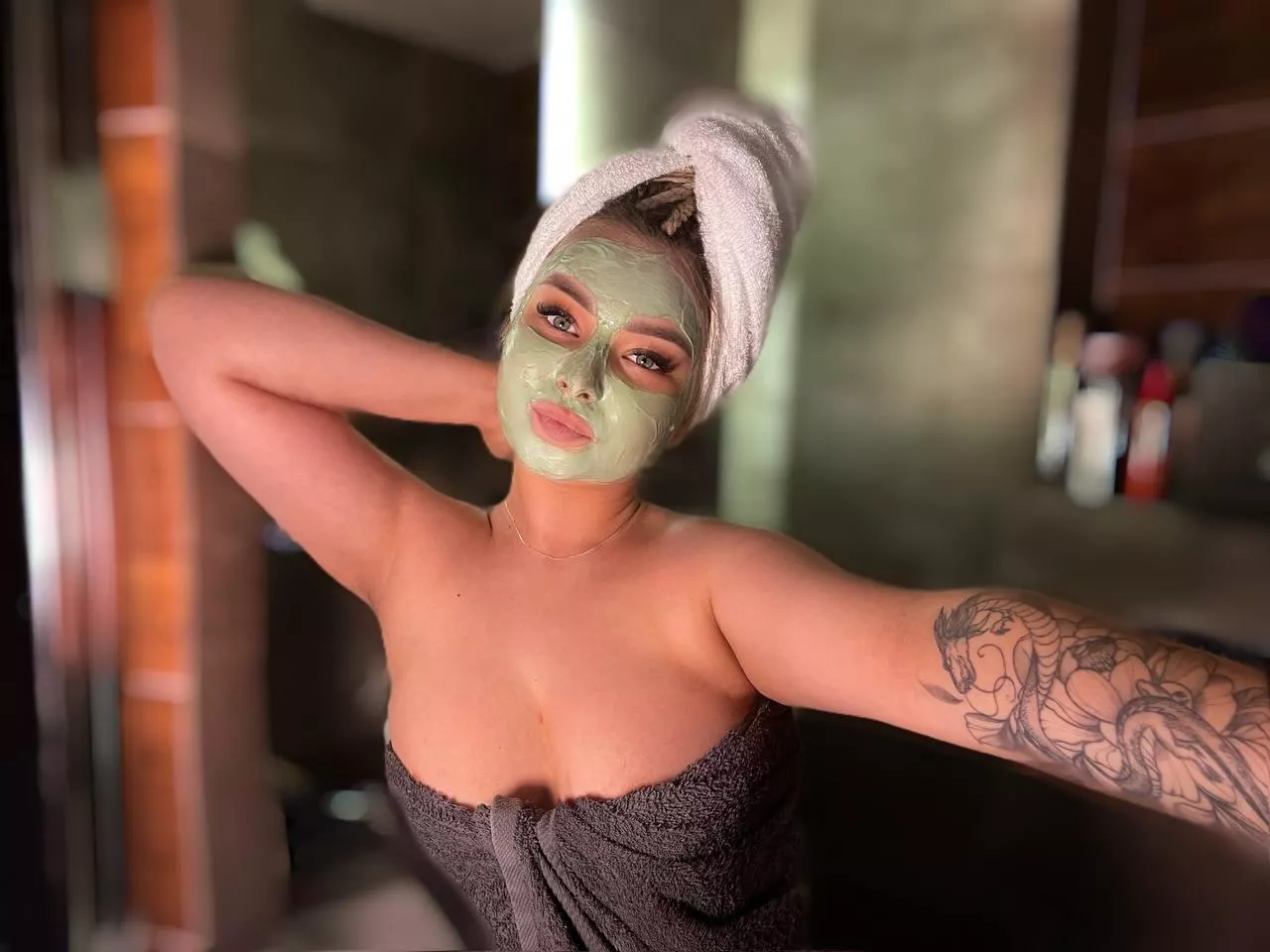 Will you towel me off? posted by Wash-8557