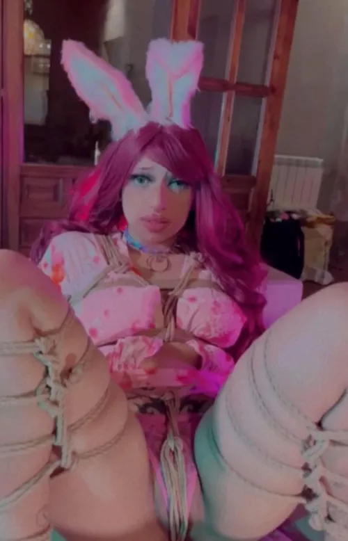 💙🥵Would you like to have this bunny like this?🐰🔥 by blanquitaguap1