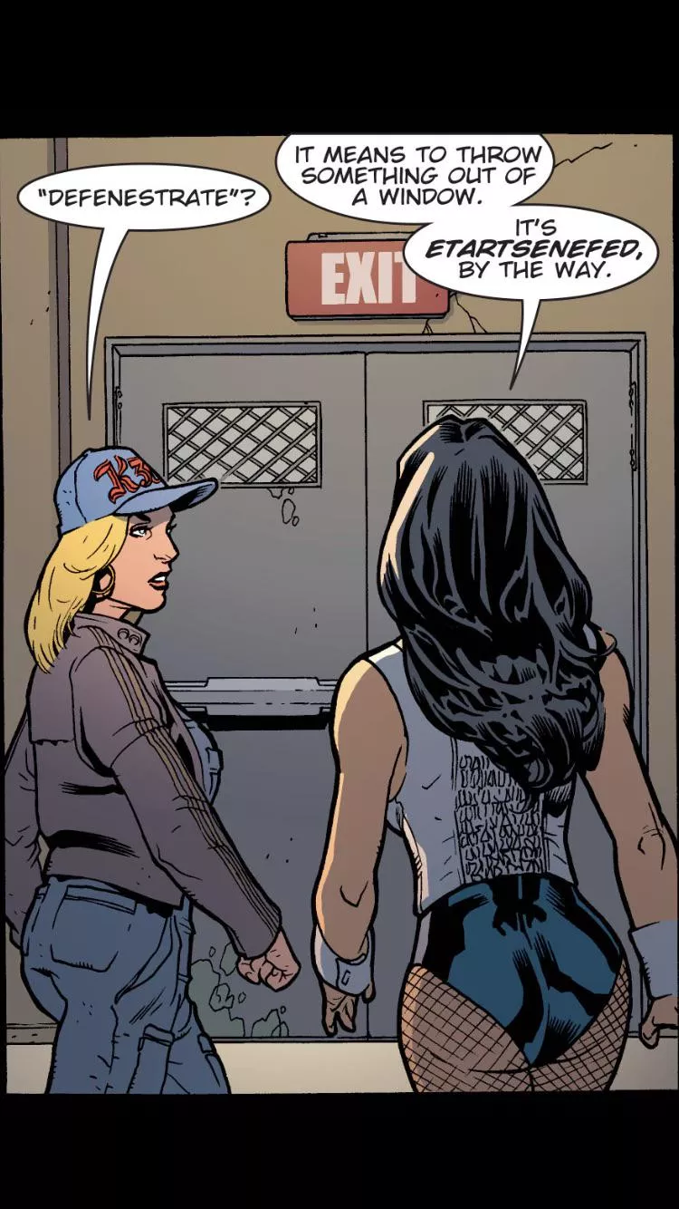 Zatanna practicing spells [Zatanna #12] posted by BLplothunter