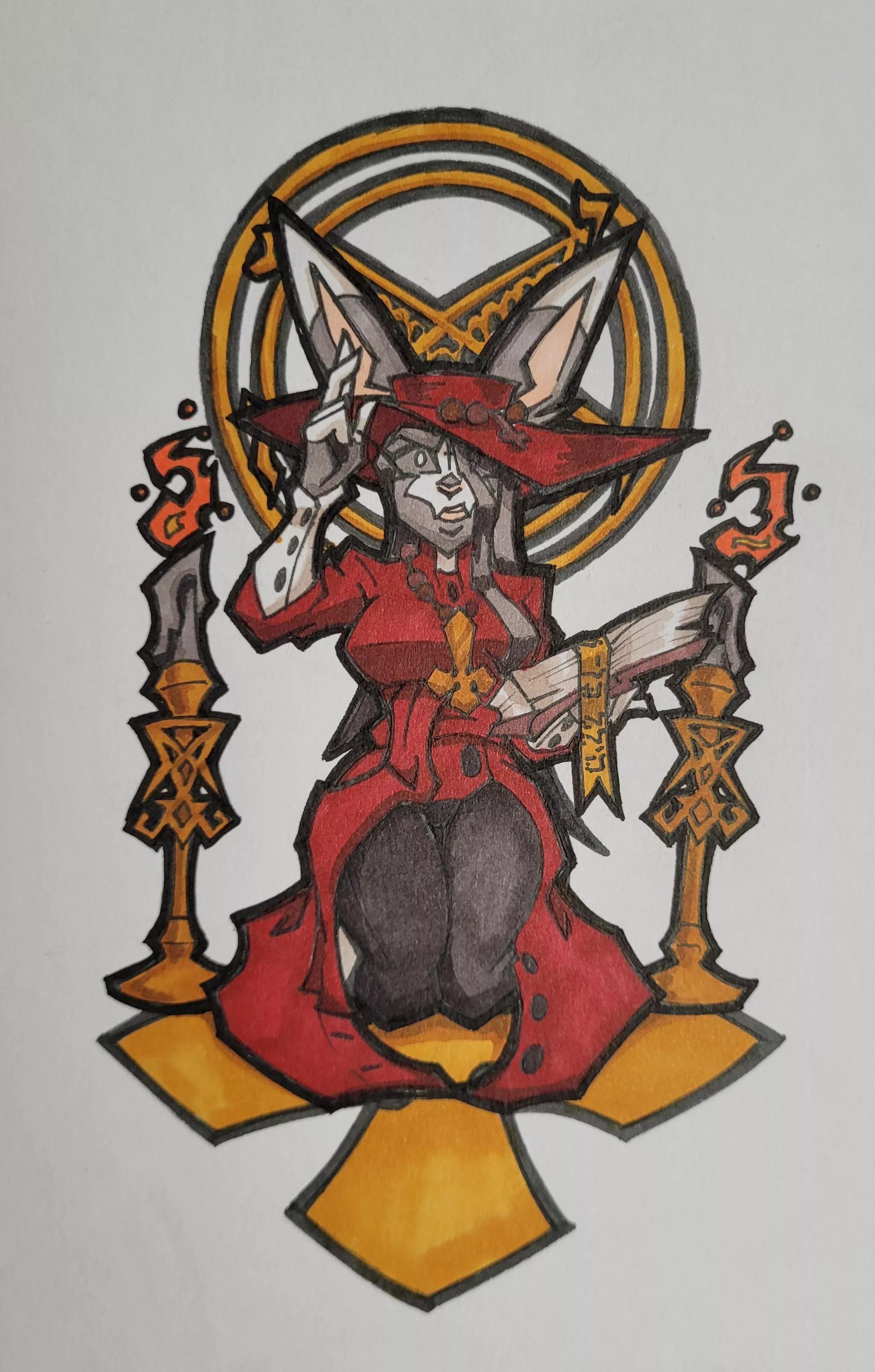 As our black candles burn bright... (Zeffa) posted by Tropical_Zeffa