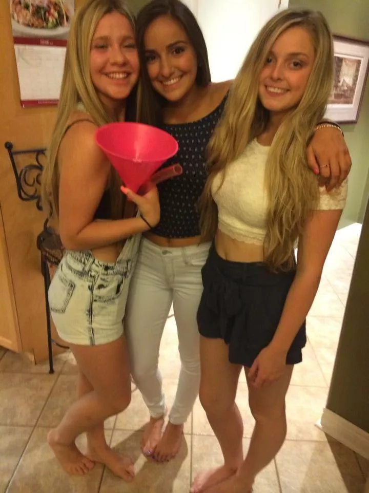 Beer bong for the lady? posted by Brady_Sharkk