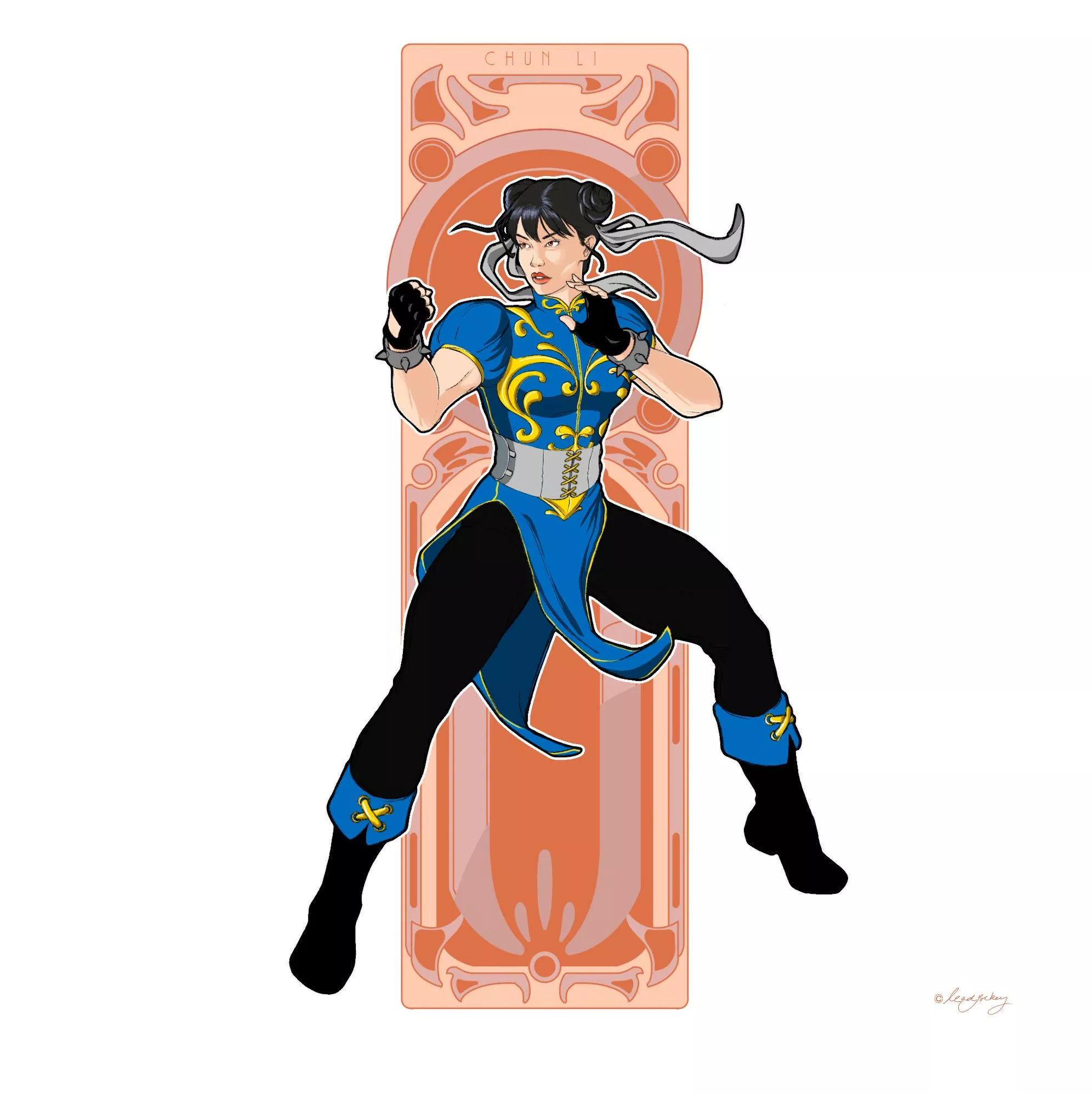 Chun Li. Fan-Art by me. posted by Leadjockey