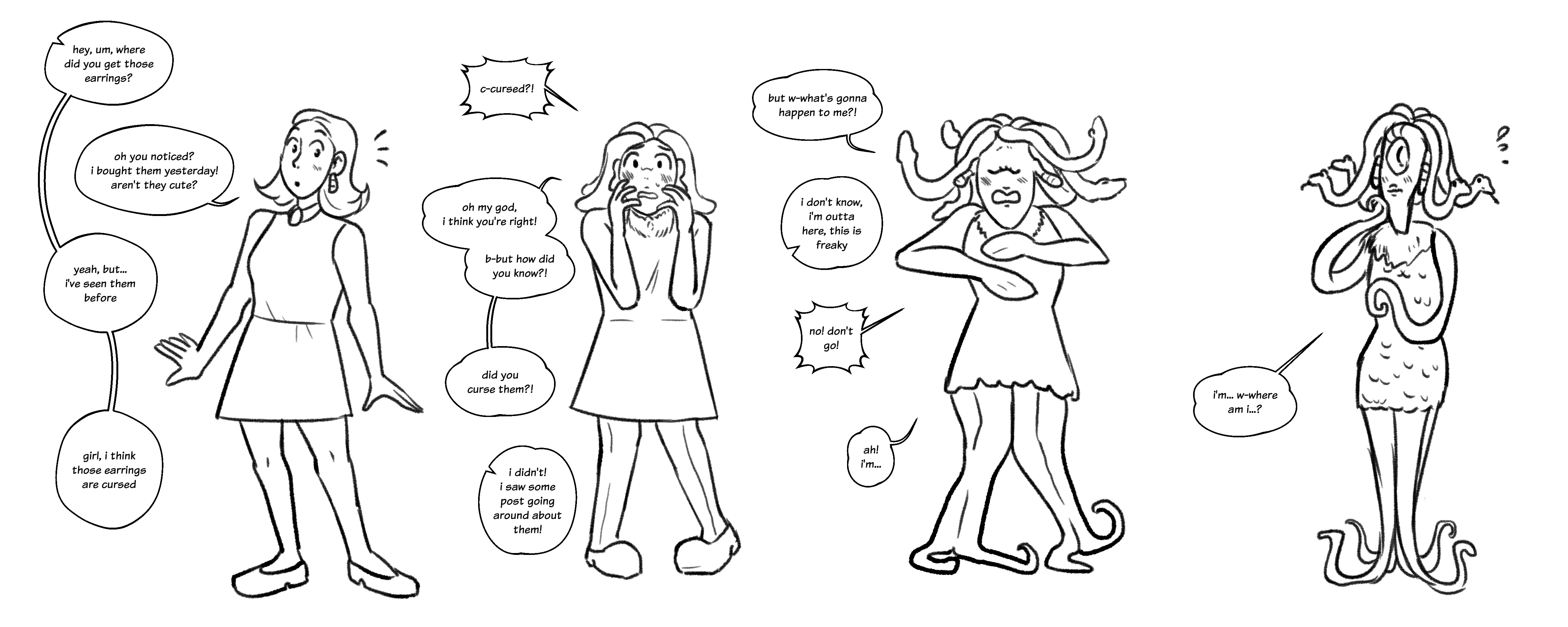 cute & cursed earrings (celia tf) posted by paradiseplumsyrup