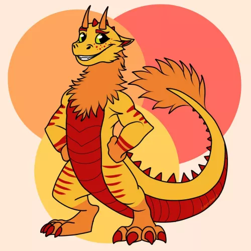 Fevarro the dragon! by KatFurry4