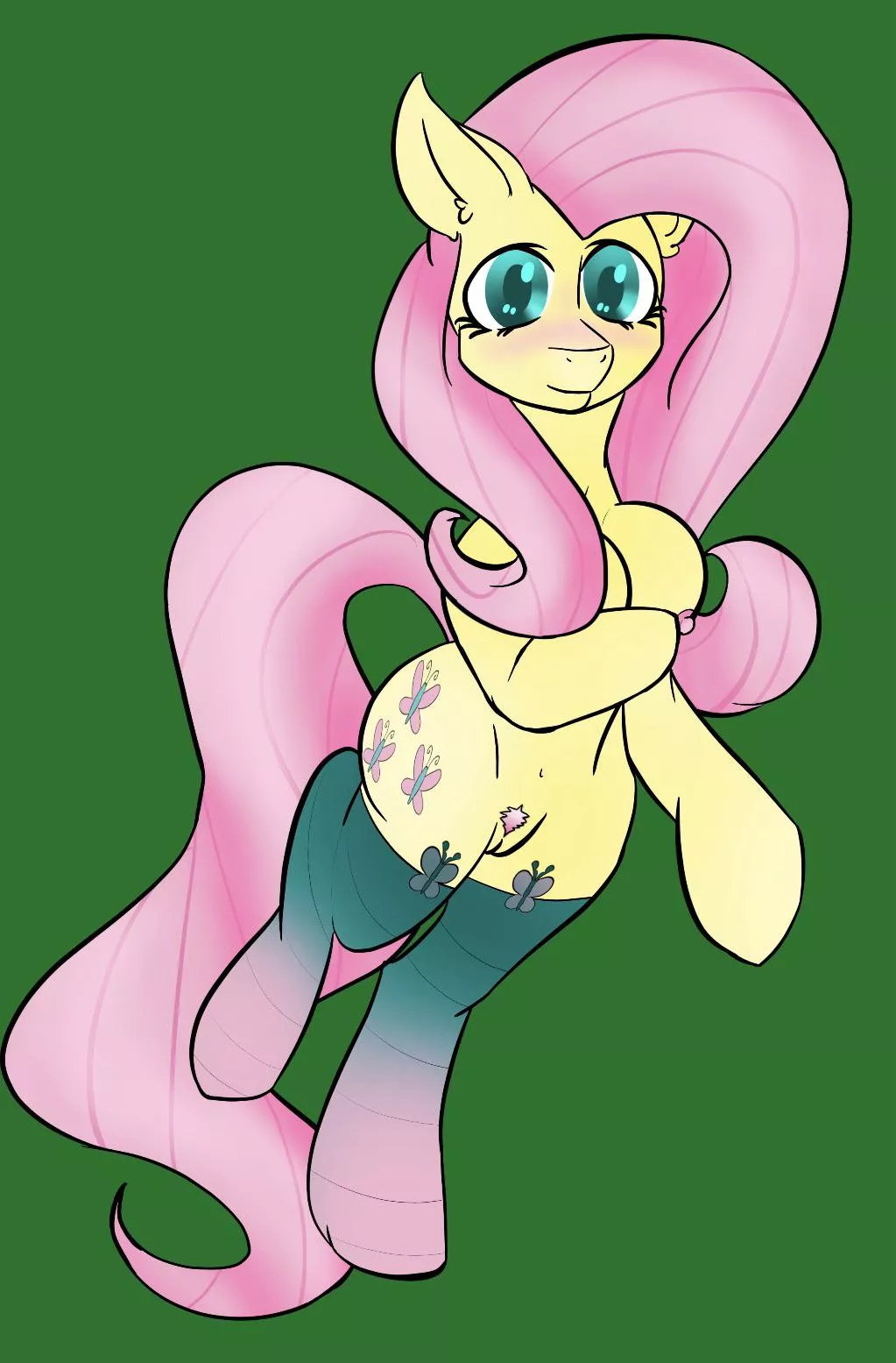 Fluttershy🦋 (artist:me) commissions open info in description! posted by LolaTheGreat13