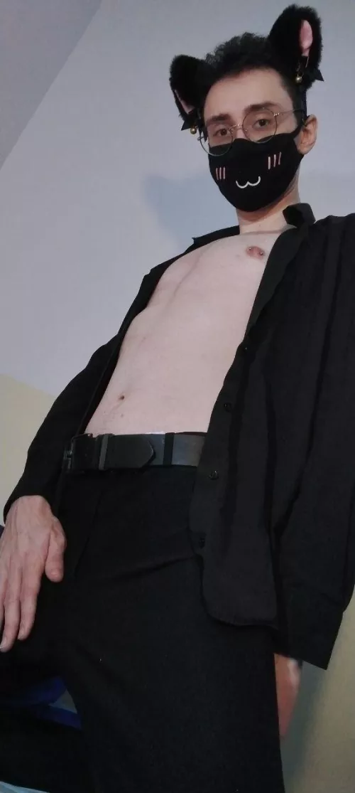 how long you'll stand there? bring your soft bum closer :3 by _Arc_Light_