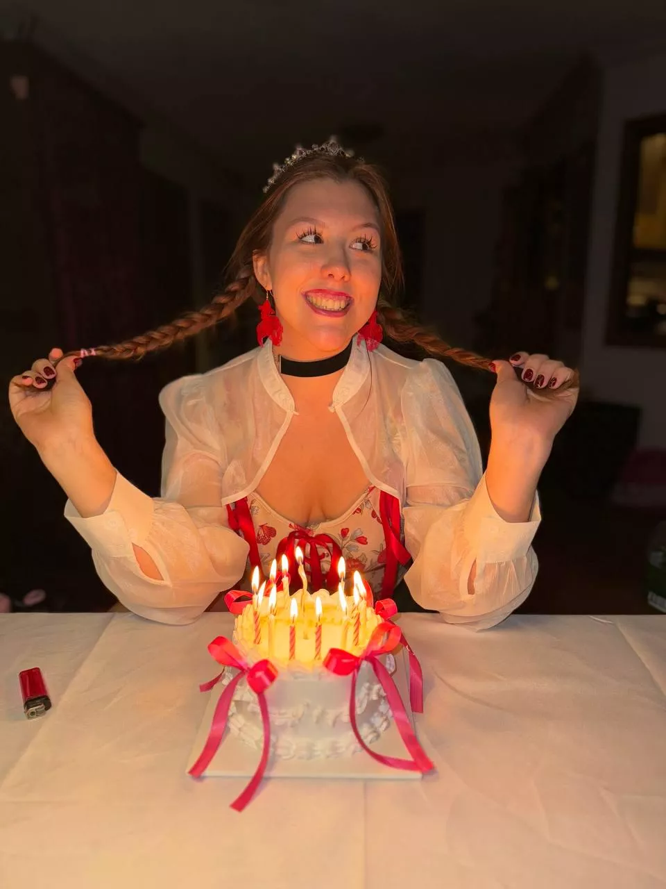 i wanna feel how you play with my braid posted by neon__goddess