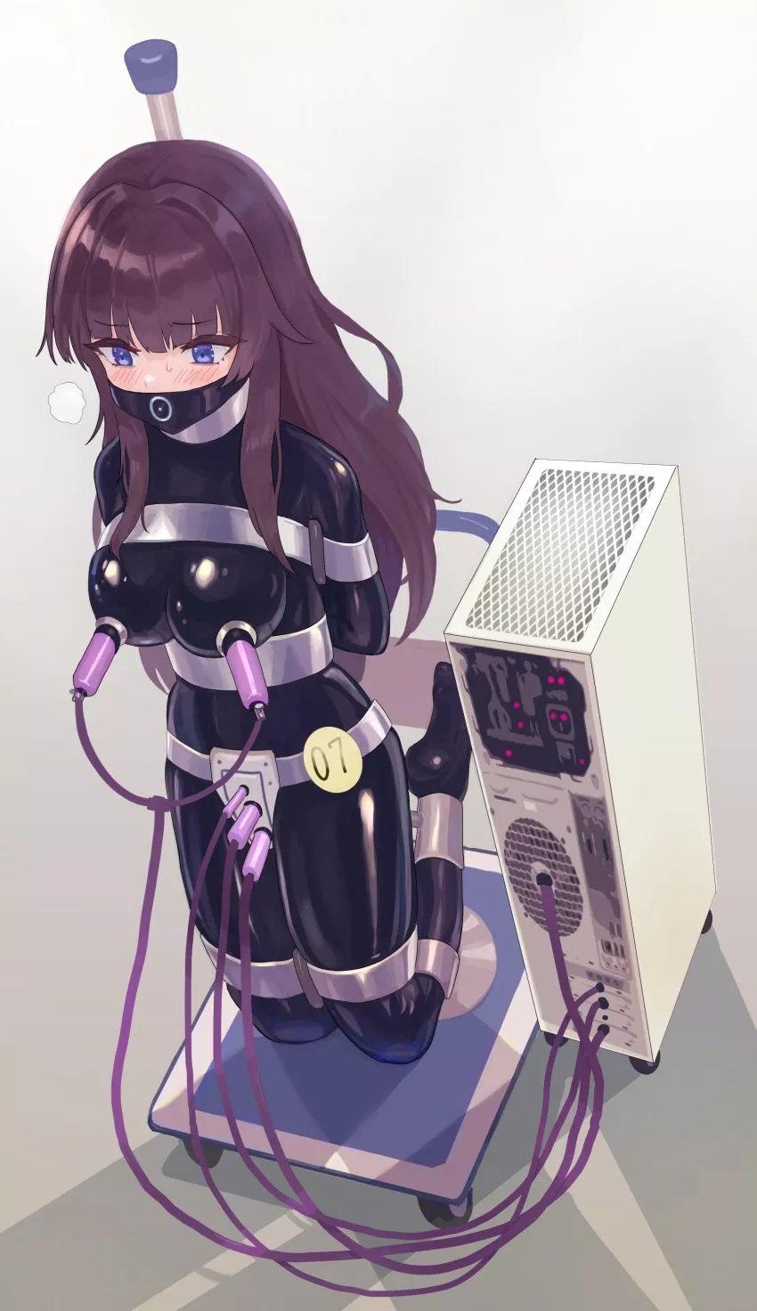 I wonder how she got herself into this? And what's the goal? posted by More-Training6681