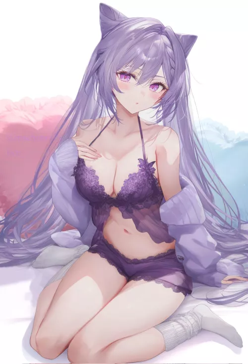 Keqing [Genshin Impact] by CheetahSperm18