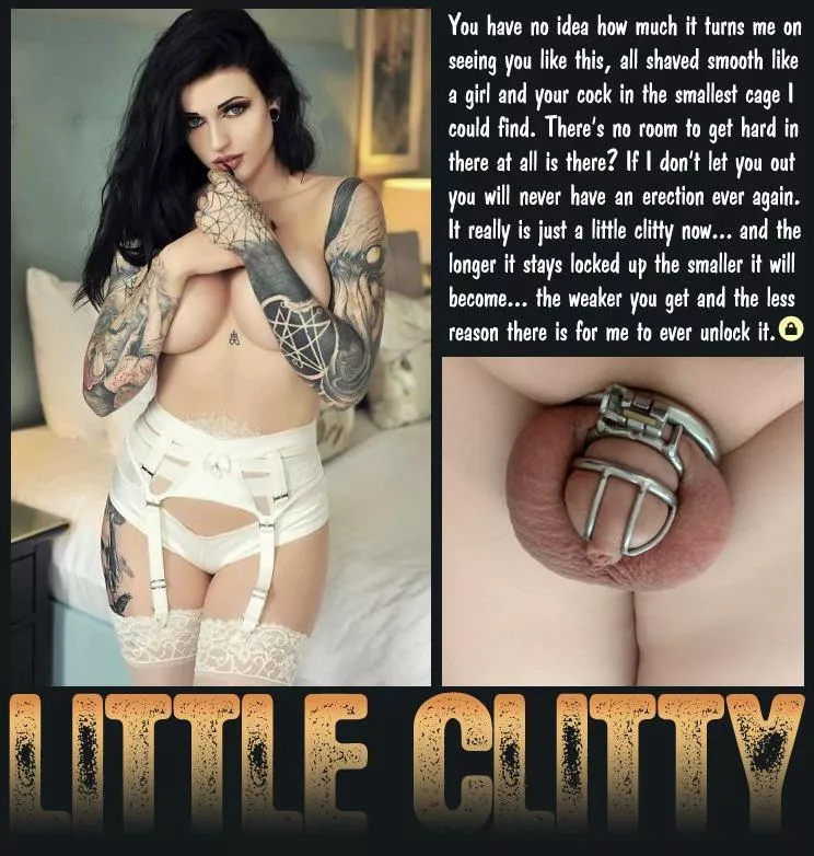 LITTLE CLITTY [chastity] [femdom] [denial] posted by Teas_Denial