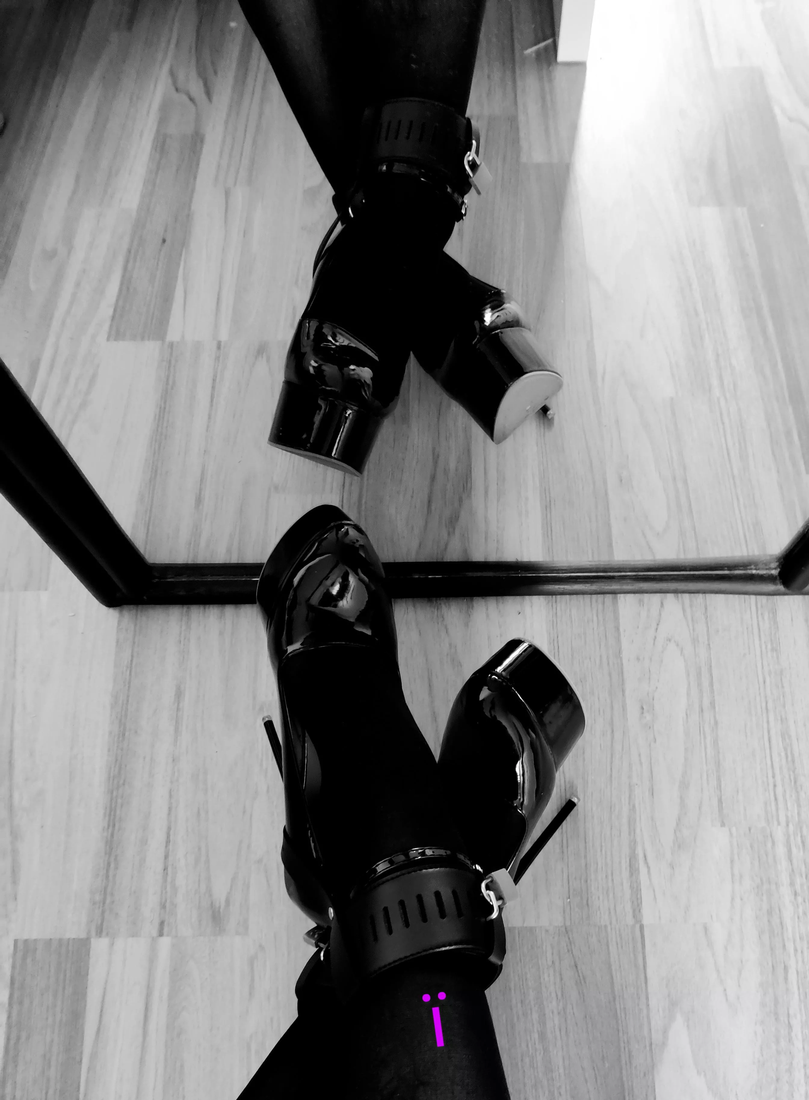 Locked in my high heels 💜 posted by Osram262