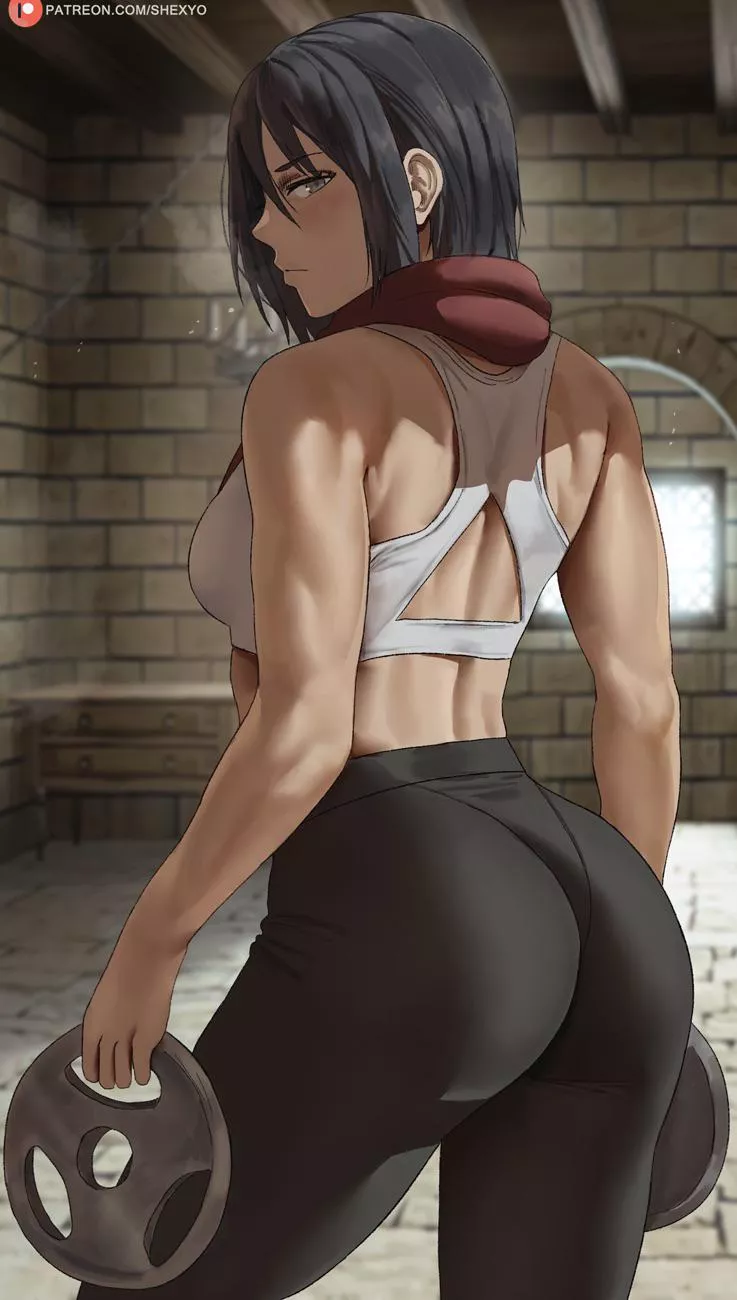 mikasa catches you staring… (shexyo) posted by simp4sluts