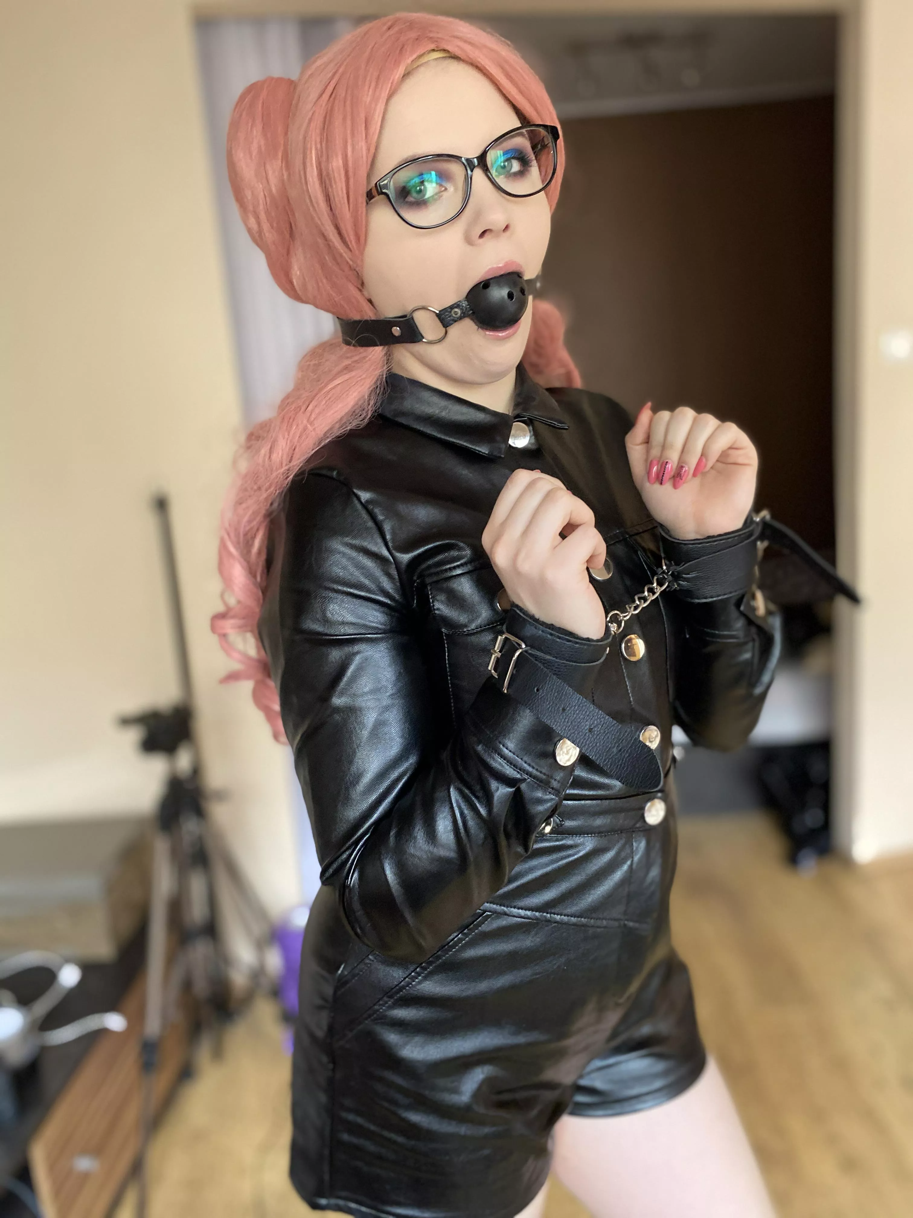 my leather cuffs posted by Navlia