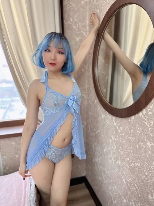 Pretty in blue by HotPetiteDream