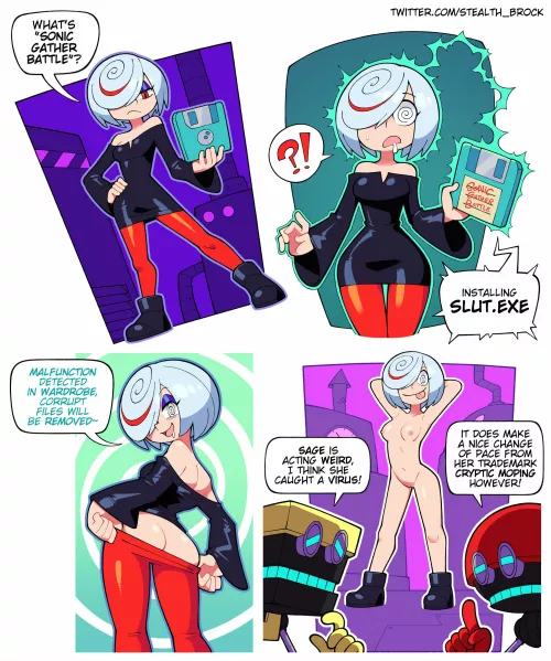 Sage downloads a Virus (Stealth Brock) by netap